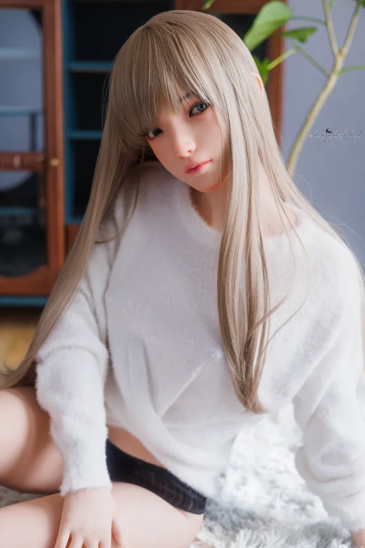 148cm (4ft10) Bカップ リアル シリコン ラブドール Sora ヘッド #70